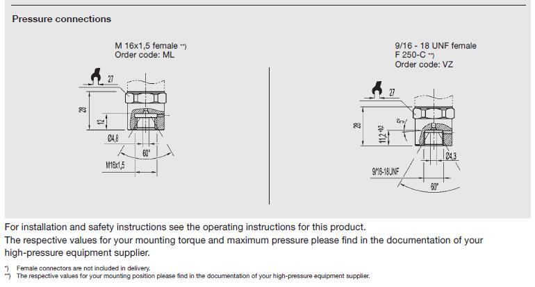 WIKA高压压力传感器简介2