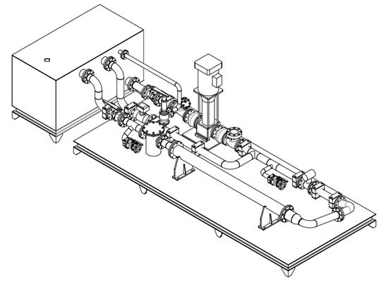 封隔器桥塞外部流测试系统 封隔器桥塞外部流测试系统