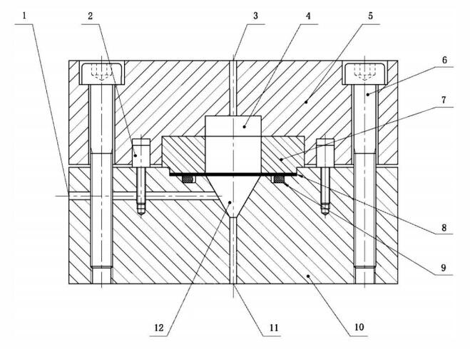 金属材料氢脆敏感度试验设备主体基本结构示意图
