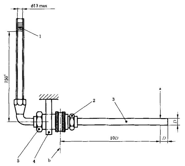 图 1 低压泄漏试验装置(接头连接时) 图 1 低压泄漏试验装置(接头连接时)