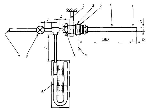 接头真空试验系统示意图 接头真空试验系统示意图