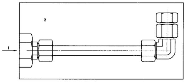 液压管接头气密性试验的典型试验装置