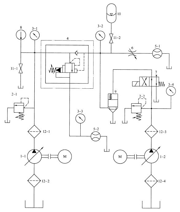 图 1 试验回路原理图