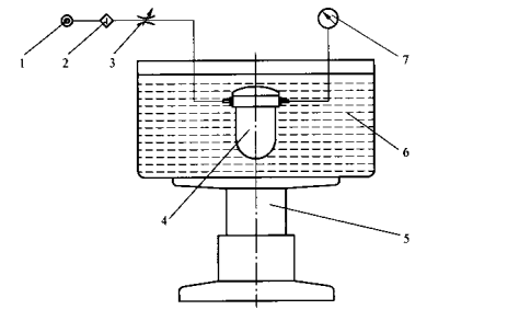 汽车用柴油滤清器气压密封性试验设备示意图