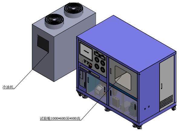 液冷产品性能检测设备3D效果图