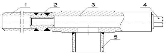 图 1 稠油油嘴套结构示意图