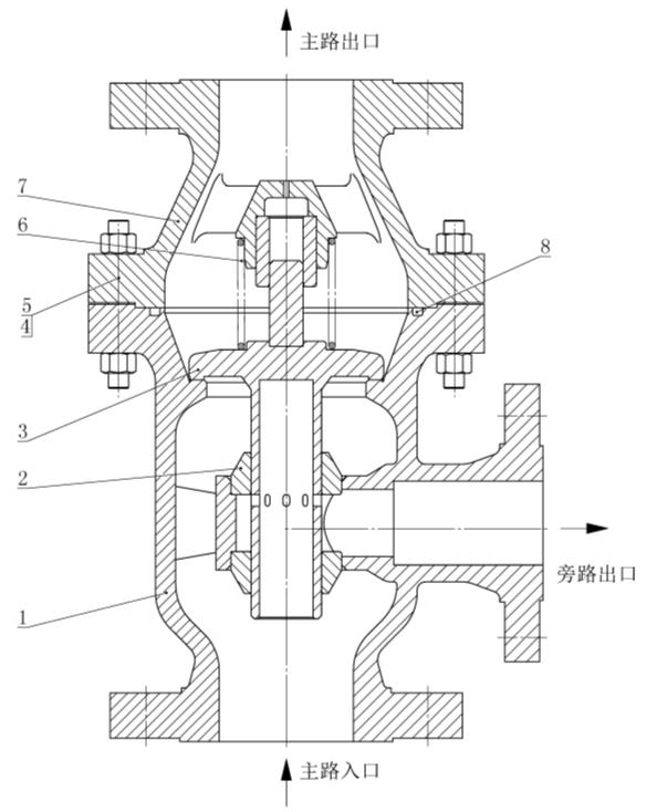 图1 低压型自动控制回流阀