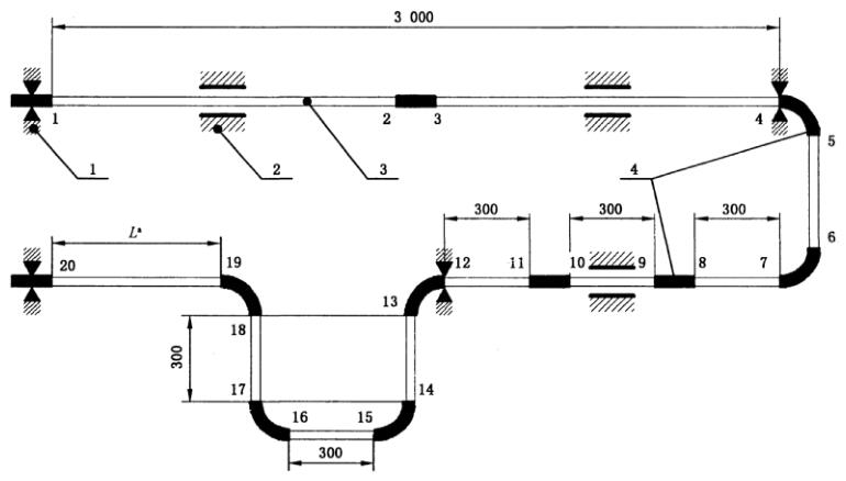 图 2 不锈钢环压式管件温度变化试验装置示意图 图 2 不锈钢环压式管件温度变化试验装置示意图