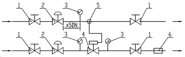 图 2 切断压力精度试验系统原理图 图 2 切断压力精度试验系统原理图