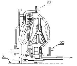 图 5 非闭锁动态膨胀性试验台示意图 图 5 非闭锁动态膨胀性试验台示意图