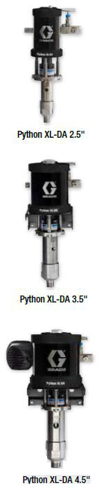 Python® XLDA 气动高压高流量化学品加注泵 Python® XLDA 气动高压高流量化学品加注泵