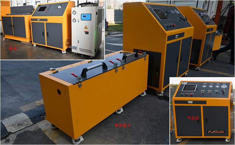高能气体致裂器性能动、静态测试系统(振动台+气密台+耐压台) 高能气体致裂器性能动、静态测试系统(振动台+气密台+耐压台)