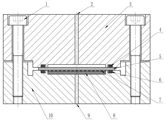 图 1 氢渗透试验装置主体基本结构示意图