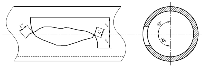 图 2 爆破裂纹的延伸