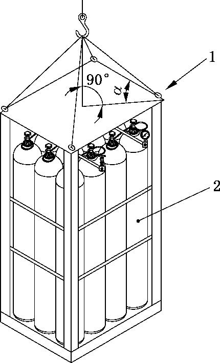 图 1 最小悬吊角度