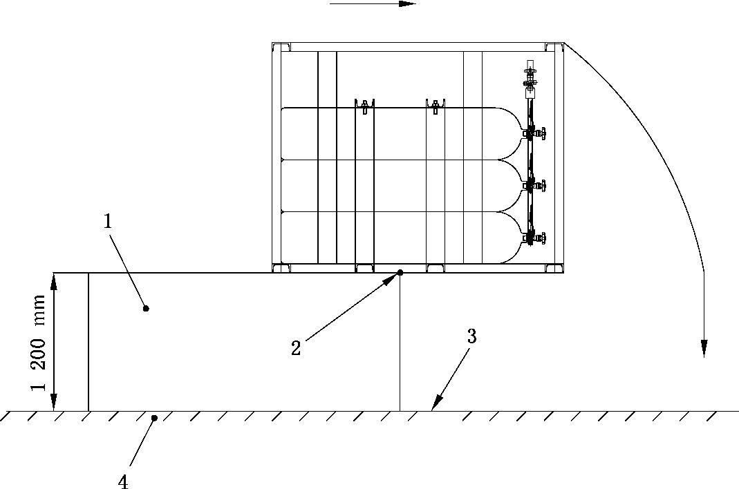 图 4 卧式集束装置旋转跌落