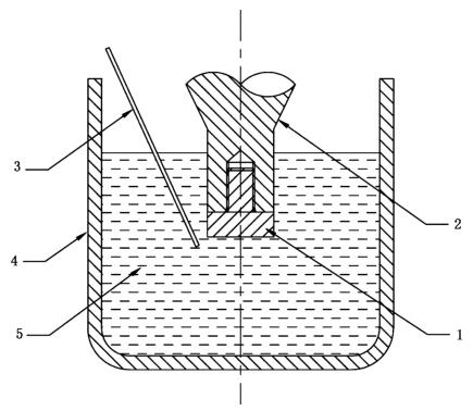 图 2 试样安装示意图 图 2 试样安装示意图