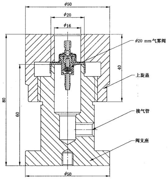 b）φ20mm气雾阀压力试验仪