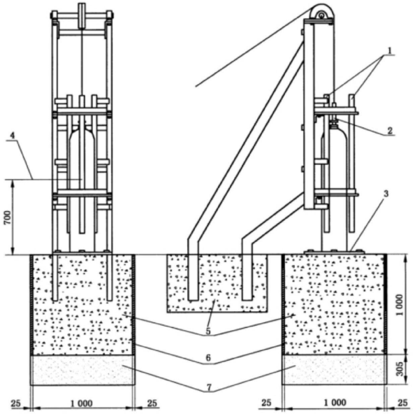 图 1 跌落试验装置示意图