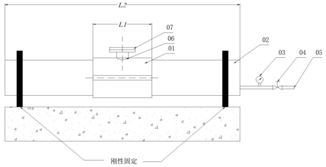 图 1 分流器密封试验装置示意图