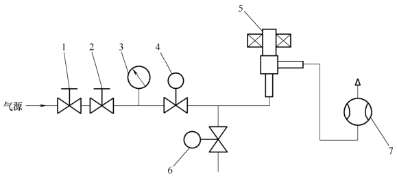 图 2 逆向开阀压力差试验装置示意图