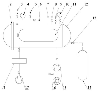 图 4 真空舱法试验系统a