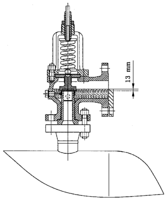 图 2 开放式阀盖的压力释放阀密封性能试验布置示意图