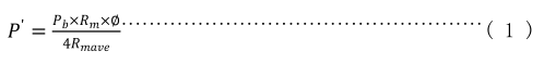 公式（1）